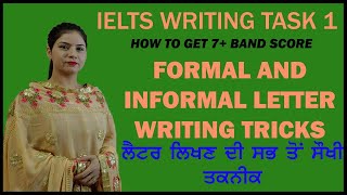 IELTS Writing Task 1 GeneralLetters  FormalSemiFormal and Informal Letter Writing  by Rupinder [upl. by Bunder158]