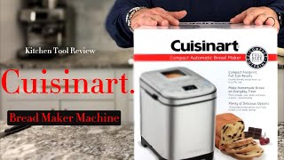 Cuisinart Compact Bread Maker Custom Settings 2lb Loaves [upl. by Cort]