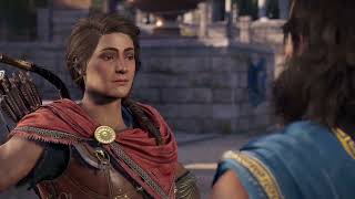 Kassandra is done with Sokrates  Assassins Creed Odyssey [upl. by Nymrak]