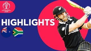 Final Over Drama  New Zealand vs South Africa  ICC Cricket World Cup 2019  Match Highlights [upl. by Eatnoed]