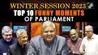 Compilation of top 10 funny dramatic moments of the Parliament this Winter Session [upl. by Atiuqin]