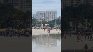 Walk Beach Brazil 4k beach tourism beachwalk São Paulo Gja [upl. by Sergius343]