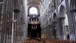 Organ Music in Rouen Cathedral [upl. by Ynnaf]