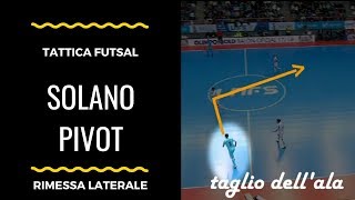 Tattica Futsal Rimessa laterale Solano Pivot 🇪🇸 [upl. by Llehcor]