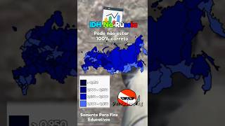 • IDH Na Rússia shorts maps russia geography geographymap mapping short [upl. by Cotsen]