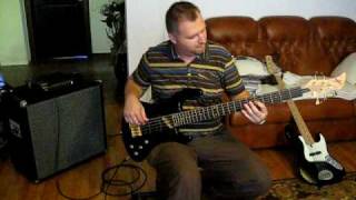 ESH Bass guitar with Markbass F1 amp [upl. by Loomis]