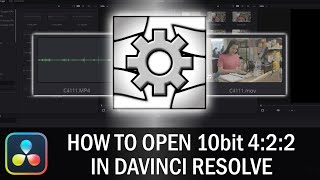 How to load 10 bit 422 footage in DaVinci Resolve [upl. by Thacker871]