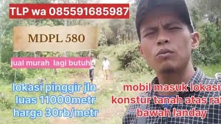 lokasi pinggir jln luas 11000meterjual 30rbmetrmobil msk lokasikebon cengkehwa 085591685987 [upl. by Eiliah]