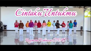 Cintaku Untukmu Line Dance  Beginner  Raymond Robinson INA  NIC Dance Studio  Nicole Nadia [upl. by Yenaiv]