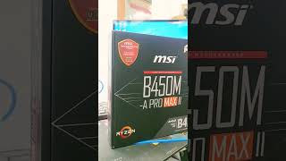 msi B450M A PRO MAX IIforyou foryoupage viralvideo viralreels viralshorts b450m viralshorts [upl. by Willetta]