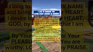 I Live to Worship You Living Every Moment in Worship shorts TrustGod GodsPlan GodsLove Worship [upl. by Giffy]