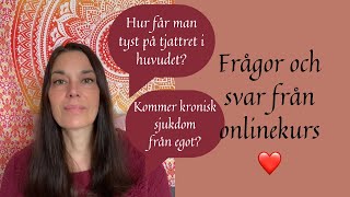 Frågor och svar från frågestund på onlinekurs ❤️ [upl. by Warms]