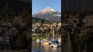 Spiez Switzerland  Europe  travel swiss switzerland interlaken kdramalovers [upl. by Nirrep]