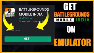 How to get battleground mobile INDIA on emulator  BGMI emulator [upl. by Naegem]