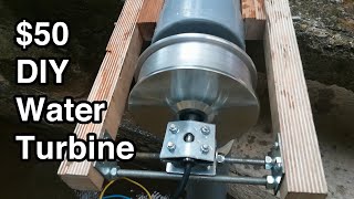 The 50 Water Turbine DIY Portable Powerful and Open Source [upl. by Israel]