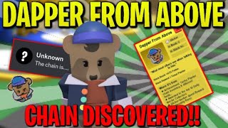 READ DISC NEW Dapper from above chain discovered  Roblox bee swarm simulator [upl. by Thorman]