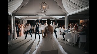 EPIC GROOMSMEN DANCE SUPRISE for the bride  Amazing Wedding all time [upl. by Trant]