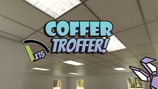 Coffer Troffer Ceiling Fun with Trey Ceilings in Chief Architect X15 [upl. by Leland660]