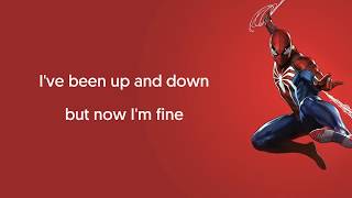 Warbly Jets  Alive Lyrics Video From quotMarvels SpiderMan PS4quot Intro Opening Theme Song [upl. by Attegroeg]