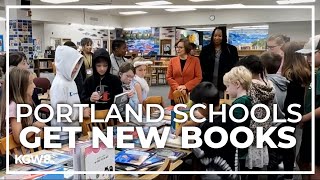 Portland schools get surprise book delivery from Library of Congress [upl. by Anitnauq373]