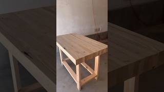 Build a Simple Workbench with Wood woodworking furnituremaker [upl. by Ennoid334]