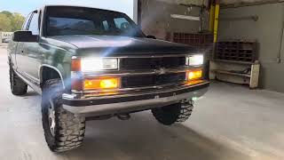 OBS CHEVY LED HEADLIGHTS  REVIEW [upl. by Babita]