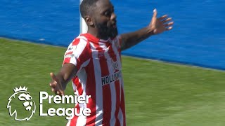 Josh Dasilva completes Brentford comeback v Leicester City  Premier League  NBC Sports [upl. by Elwira]