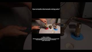 How to install a thermostatic mixing valve [upl. by Nnaylloh]