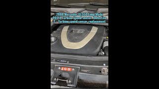 Mercedes 7229 7GTRONIC Transmission conductor plate turbine speed sensor replacement [upl. by Drofub]