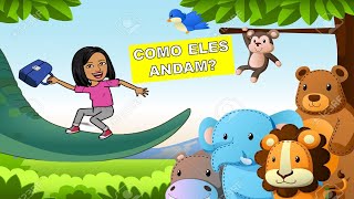 LOCOMOÇÃO DOS ANIMAIS  EDUCAÇÃO INFANTIL [upl. by Fidellia366]