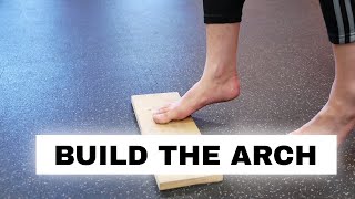 Fix flat feet and fallen arches foot strength exercise  the Arch Raise exercise for flat feet [upl. by Aurea]