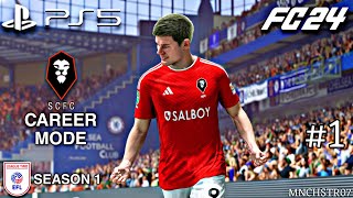 Salford City Career Mode Season 1 EFL League Two Episode 1  Realistic Graphic Gameplay  FC24  PS5 [upl. by Rina]