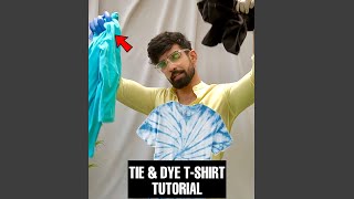 Tie amp Dye TShirt Tutorial👕 Shorts Tiedye [upl. by Horvitz]