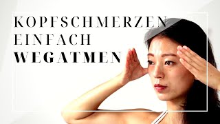 Kopfschmerzen loswerden wegatmen  10 Minuten Pranayama  Migräne Atemübung  Anfänger [upl. by Eliza]