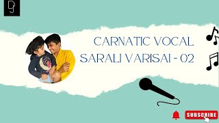 Sarali Varisai  2  3speeds  Basic Lessons for Beginners  Carnatic Music  DJ World [upl. by Adiela]