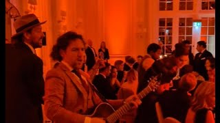 Roaming Band For Corporate Events  Raffles London OWO Live Music [upl. by Ellenaj937]