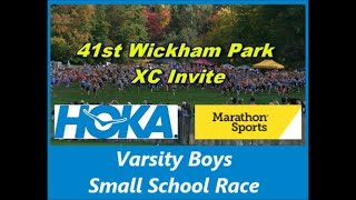 2024 Wickham Park XC Invite Boys Small Varsity Race [upl. by Westberg]