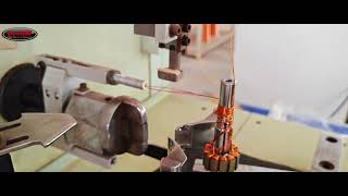 Manufacturing process behind TomCat brushless motor  winding coils [upl. by Nnil]