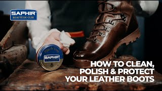 Ultimate Leather Boot Care Cleaning Polishing and Protection Guide [upl. by Laehcym]