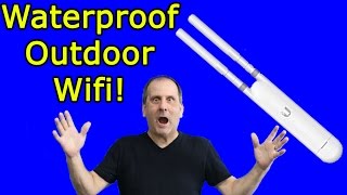 Outdoor Waterproof Wifi Ubiquiti Unifi AP AC Mesh System Unboxing [upl. by Bernadina455]