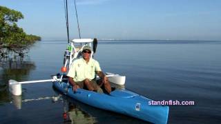 Stand N Fish Stand and Fish Intro Kayak Pontoon System intro HD final version [upl. by Idou]