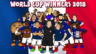 🇫🇷🏆 FRANCE WIN THE WORLD CUP 🏆🇫🇷 France vs Croatia 42 Highlights Goals Parody 2018 [upl. by Johnsson]