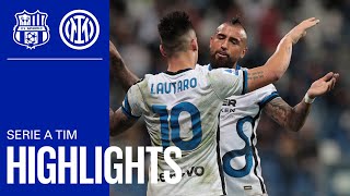 SASSUOLO 12 INTER  HIGHLIGHTS  SERIE A 2122  Dzeko  Lautaro inspire Inter comeback win 👏⚽⚫🔵 [upl. by Emyle]