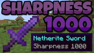 How to get a SHARPNESS 1000 SWORD in Minecraft 120 [upl. by Sihon658]