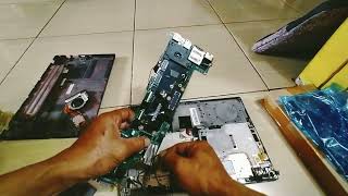 cara mengganti keyboard Laptop Lenovo thinkpad X250 [upl. by Areis473]