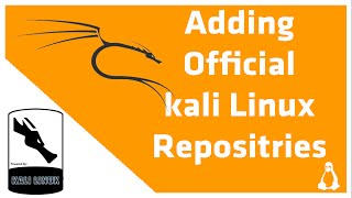 How to add official repositories on Kali Linux [upl. by Ringler221]