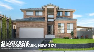 43 Lacey Road Edmondson Park 2174 [upl. by Elatsyrc884]