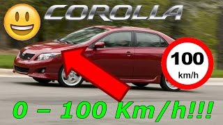 Teste 0 a 100 kmh no Toyota Corolla Altis 20 2012 0 to 60 mph [upl. by Sabine490]