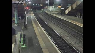 Near miss at Cradley Heath train station [upl. by Eiramik]