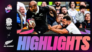 HIGHLIGHTS  ENGLAND V NEW ZEALAND  AUTUMN NATIONS SERIES 2024 [upl. by Irabaj190]